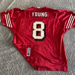 Vintage 2000 Authentic Adidas Steve Young NFL San Francisco 49ers Jersey 54 RARE